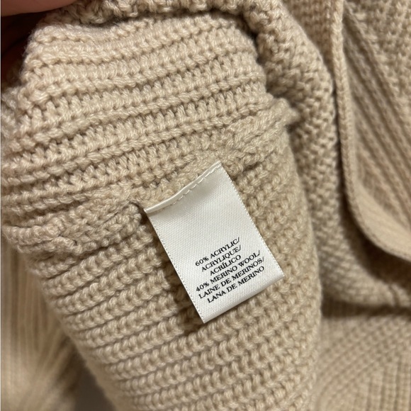 Ann Taylor chunky cable knit cardigan XL - Picture 12 of 13